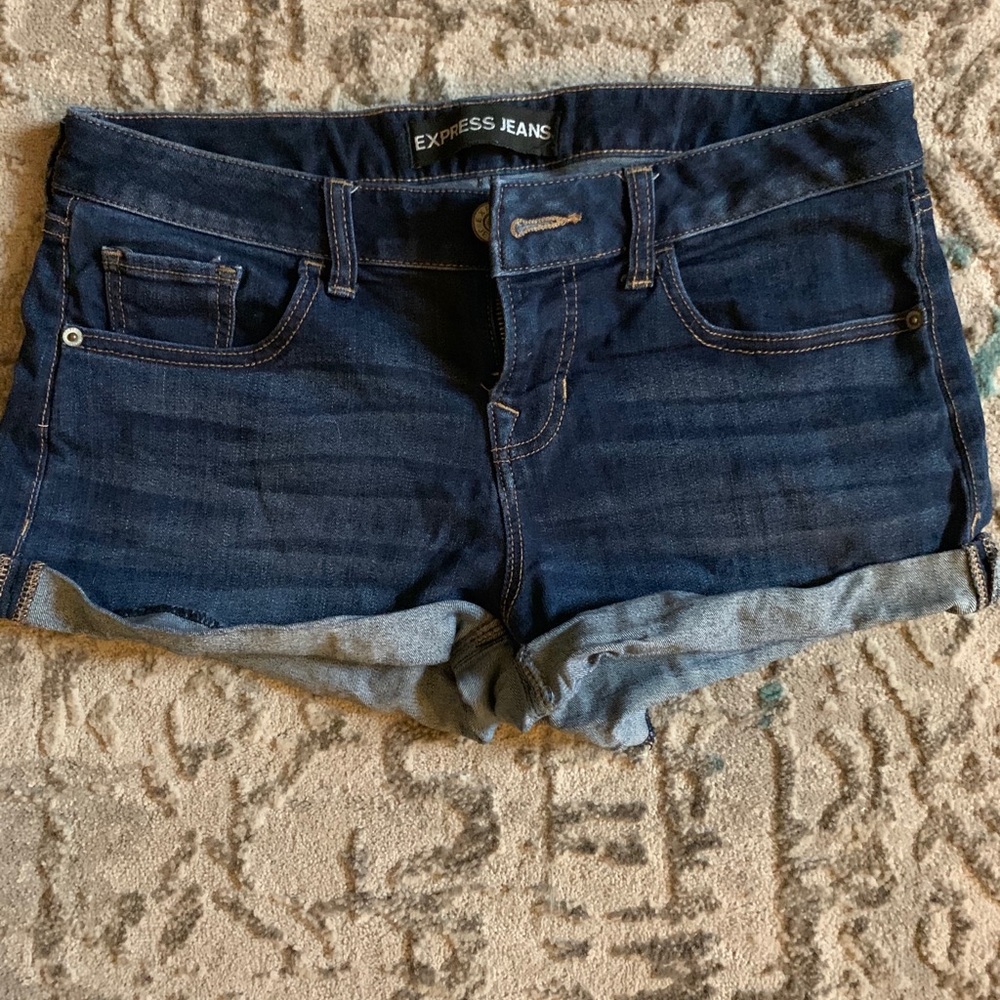 Express Bluejean shorts